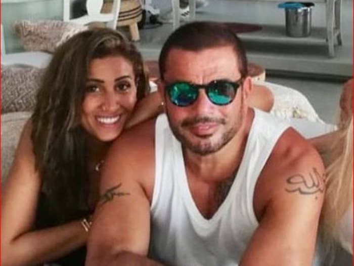 دينا الشربيني وعمرو دياب
