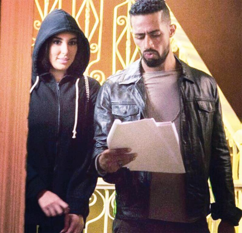 ياسمين-صبري-و-محمد-رمضان-في-كواليس-فيلم-الديزل