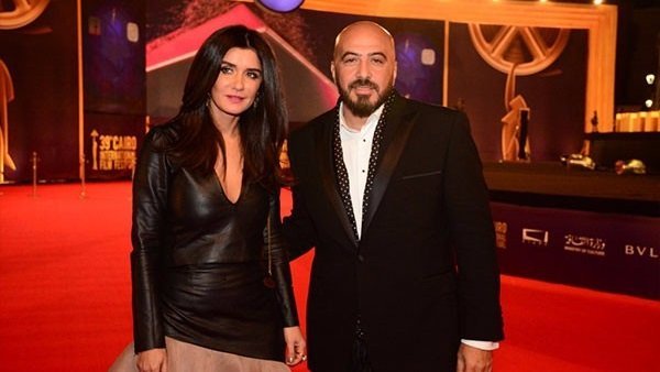 غادة عادل مع زوجها السابق مجدي الهواري