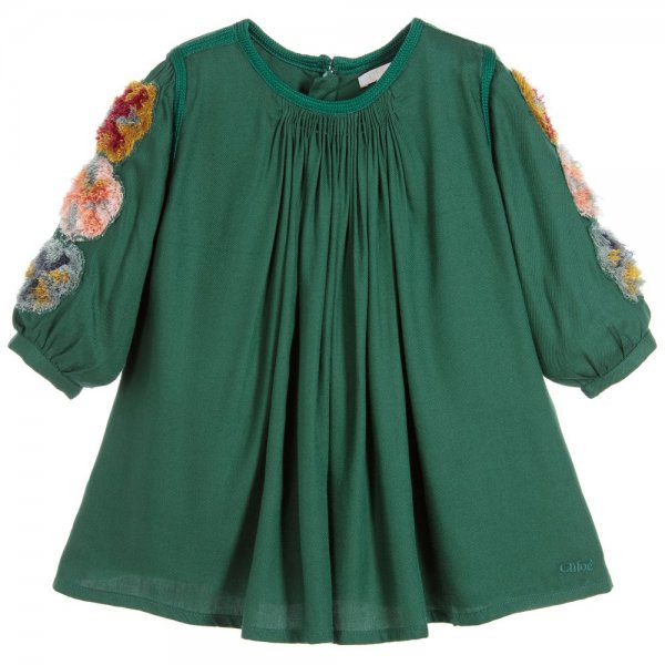 فستان-اخضر-من-chloe