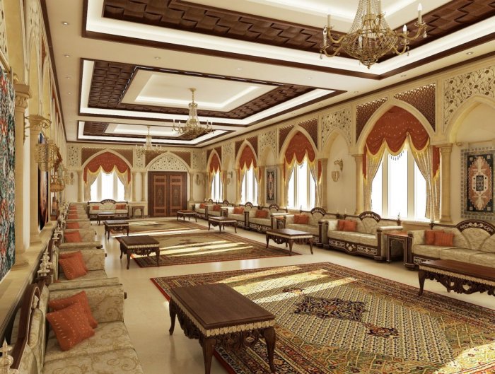 اشكال ديكورات مجالس رجال كويتية 2019 مشاهير