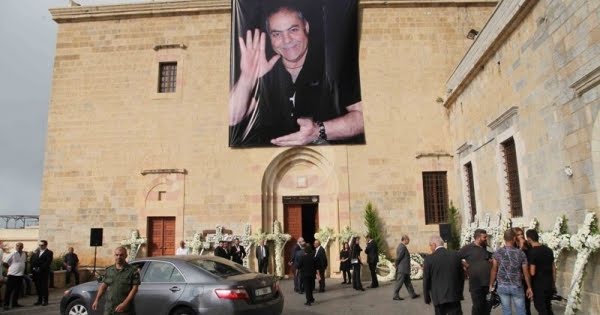 من عزاء والد النجم فارس كرم