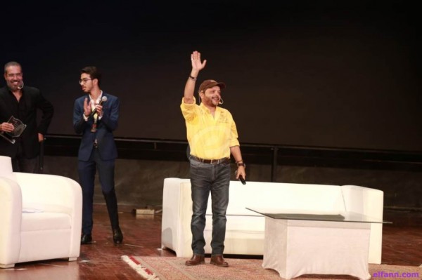 هنيدي في ندوة الجامعة الأمريكية