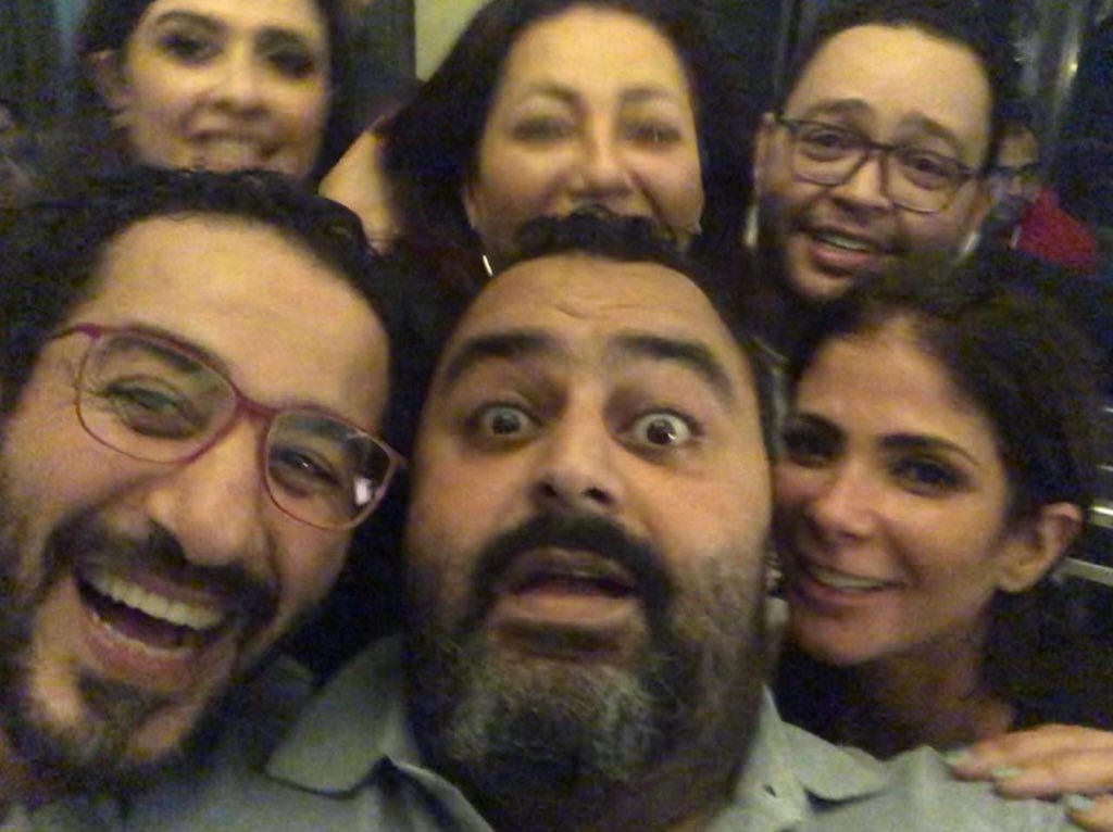 صور عيد ميلاد أحمد حلمي ومنى زكي