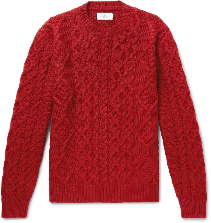Cable-Knit Merino Wool and Cashmere-Blend Sweater_Mrporter