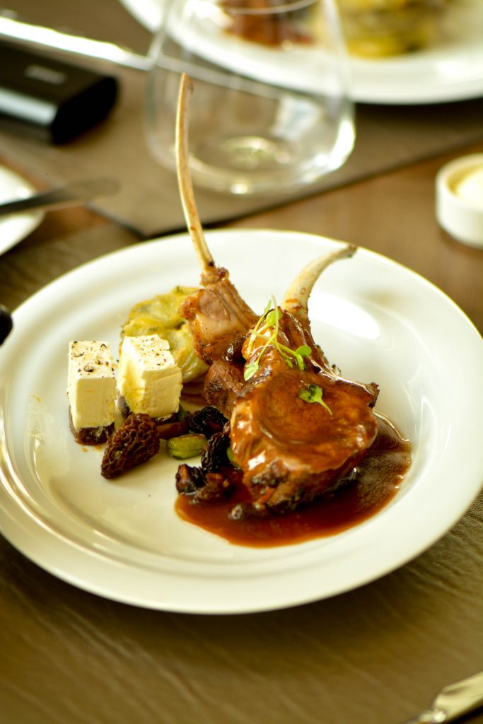 Lamb rack with date butter by Chef Ahmad