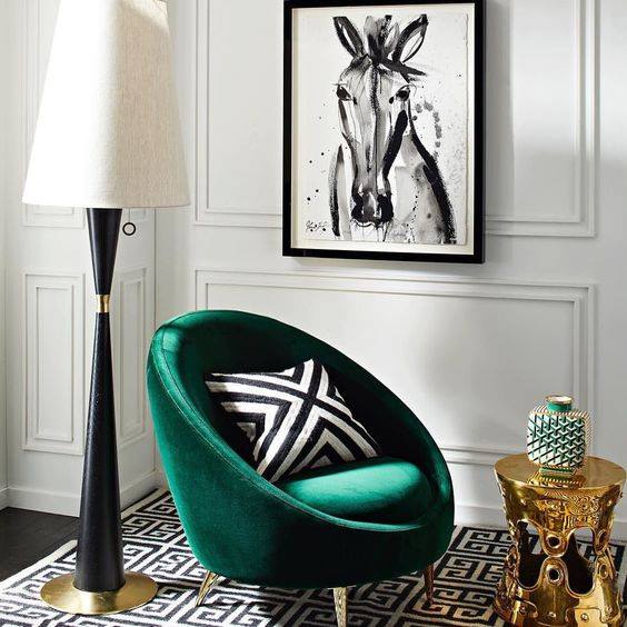 كرسي-واحد-باللون-الاخضر-الزمردي-