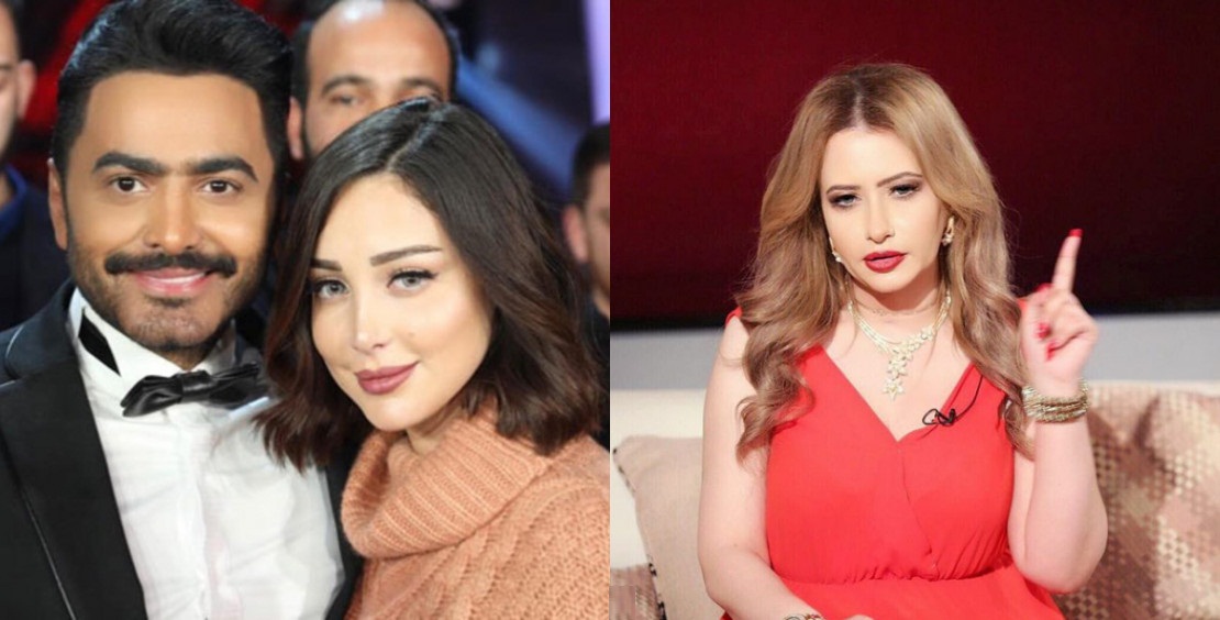 مي العيدان تهاجم تامر حسني