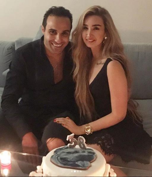 هنا-الزاهد-تحتفل-بعيد-ميلاد-أحمد-فهمي