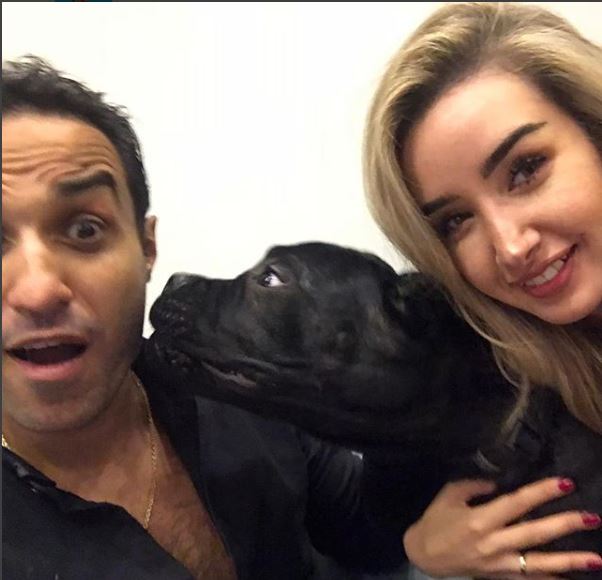 هنا-الزاهد-وأحمد-فهمي-في حفل-عيد-ميلاده