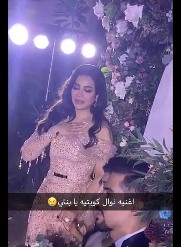 لجين عمران في حفل زفاف ابنتها