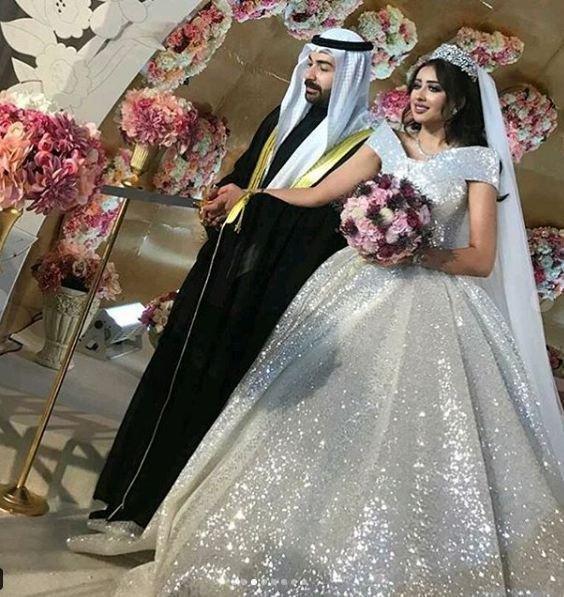 صور احتفال فرح الهادي و عقيل الرئيسي بزفافهما مرة أخرى مشاهير