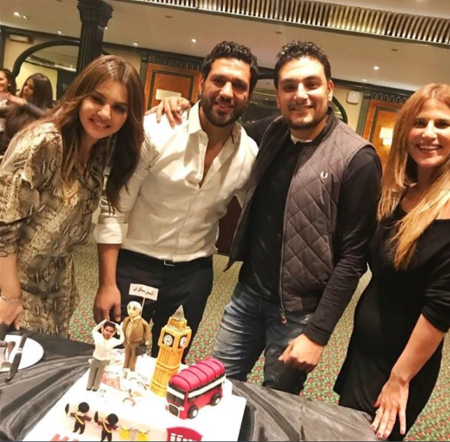 حسن الرداد مع احمد صفوت ودينا فؤاد