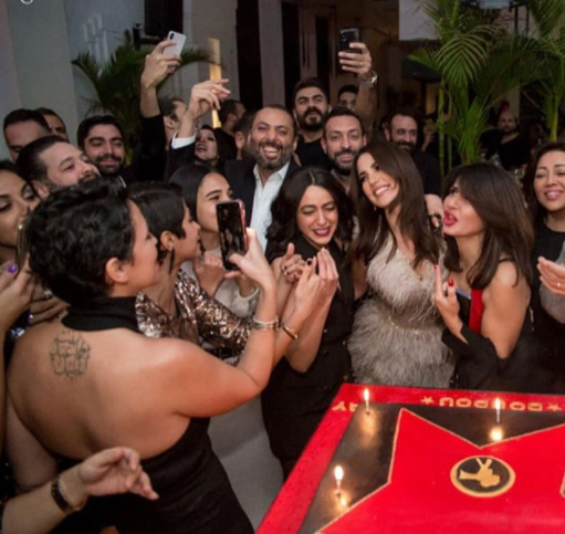 الفنانون في عيد ميلاد درة