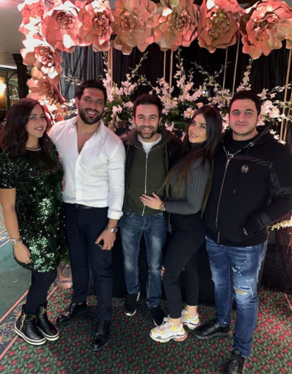 حسن وايمي مع شريف رمزي