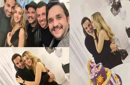 صور قبلة هنا الواهد وخطيبها أحمد فهمي