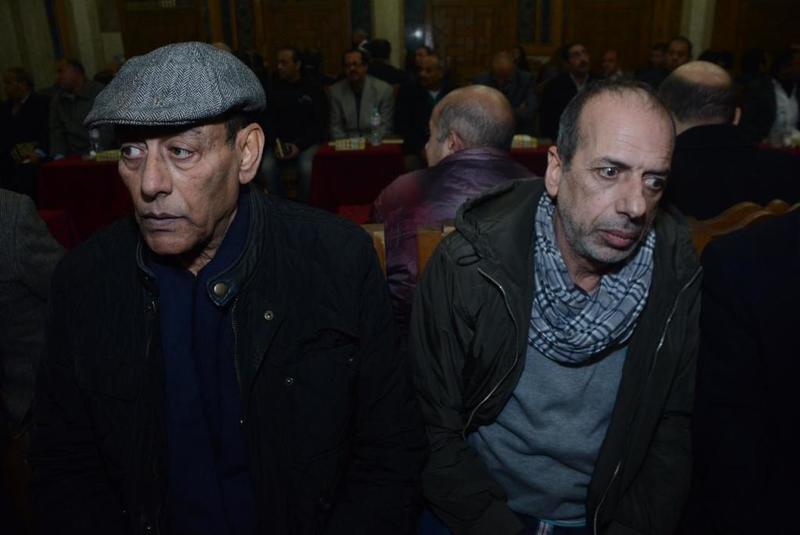 احمد-بدير-ومحمد-الصاوي-في-واجب-عزاء-سعيد-عبدالغني
