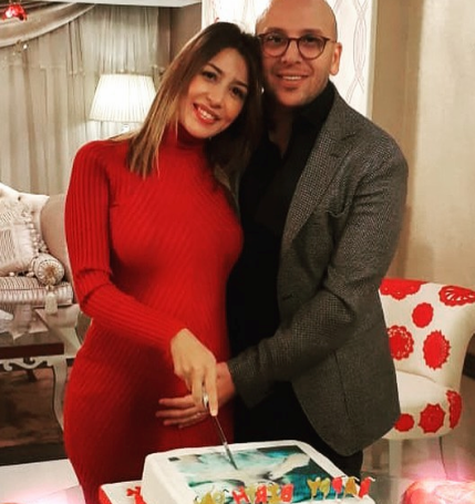 جنات-وزوجها-في-انتظار- مولودهما-الأول-بعد-عام-ونصف-من-الزواج