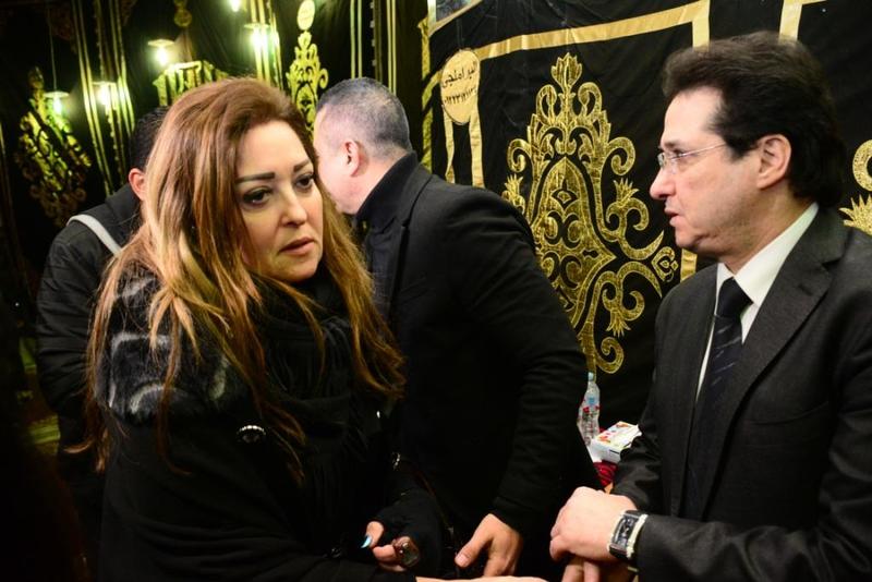 نهال-عنبر-في-عزاء-سعيد-عبدالغني
