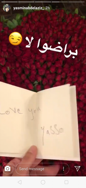 منشور ياسمين على انستقرام