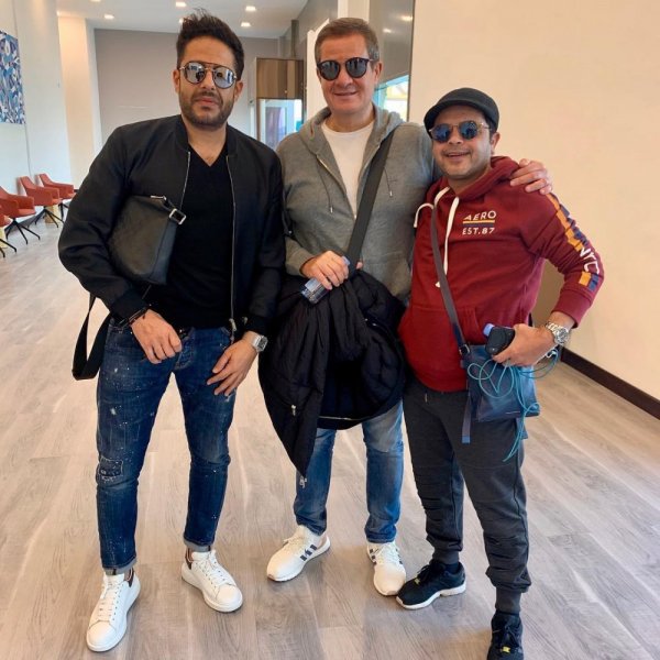 صورة محمد هنيدي ومحمد حماقي