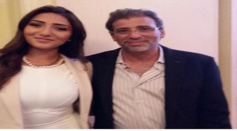 المذيعة-رنا-الهويدي-والمخرج-خالد-يوسف
