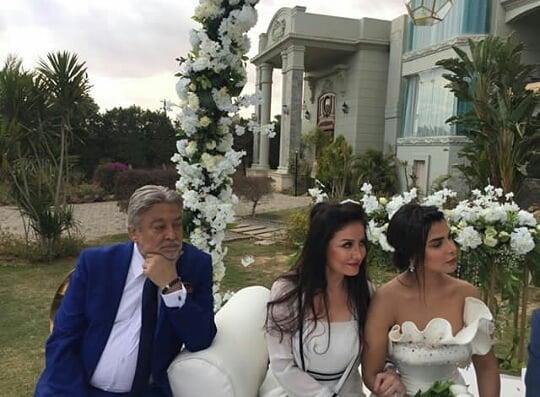 كواليس-مشهد-الزفاف-مع-رانيا-منصور-ووفاء-سالم-وعماد-رشاد