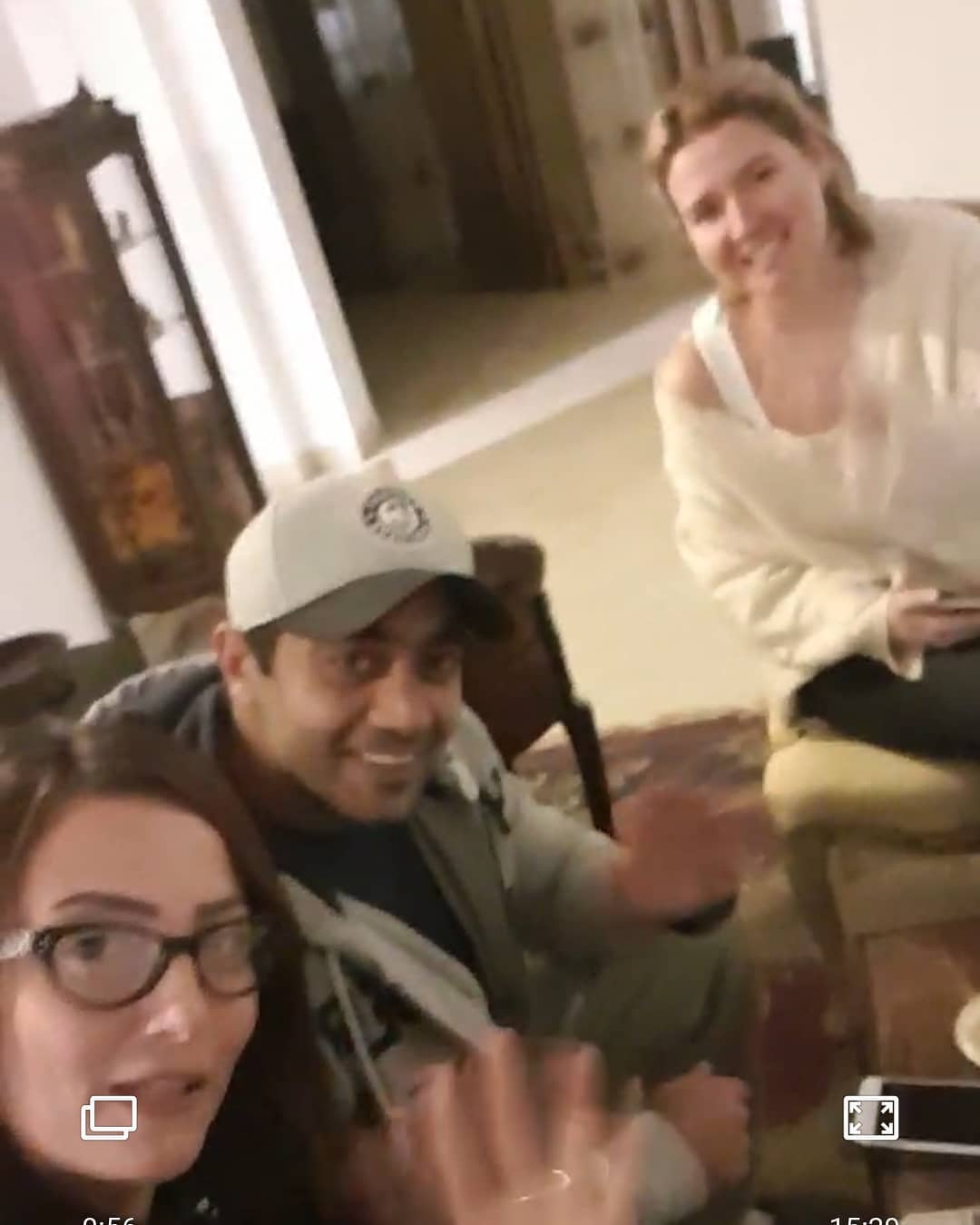 بشرى-رزة-مع-أحمد-فلوكس-وهنا-شيحة