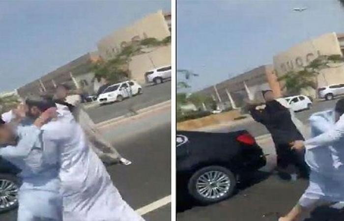 بالفيديو.. ضرب رجل وزوجته على يد شابين يشعل غضب السعوديين