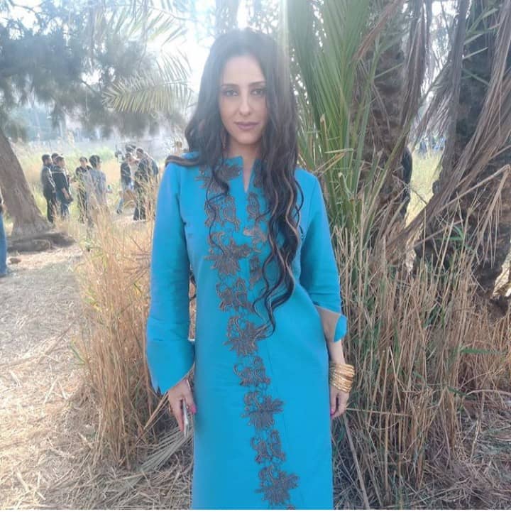 اطلالة-حنان-مطاوع-في-مسلسل-لمس-أكتاف-رمضان-2019