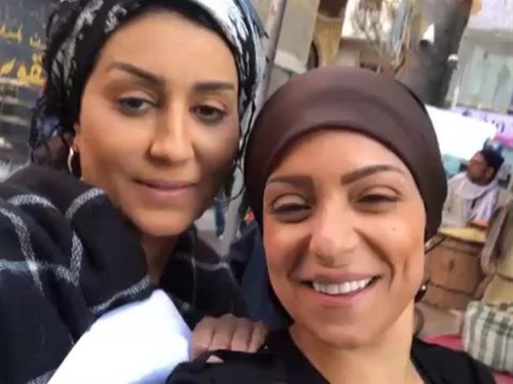 ريم البارودي و وفاء عامر في كواليس مسلسل السر رمضان 2019