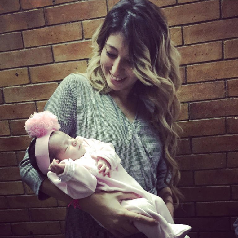 ندى محمود وابنتها مليكة