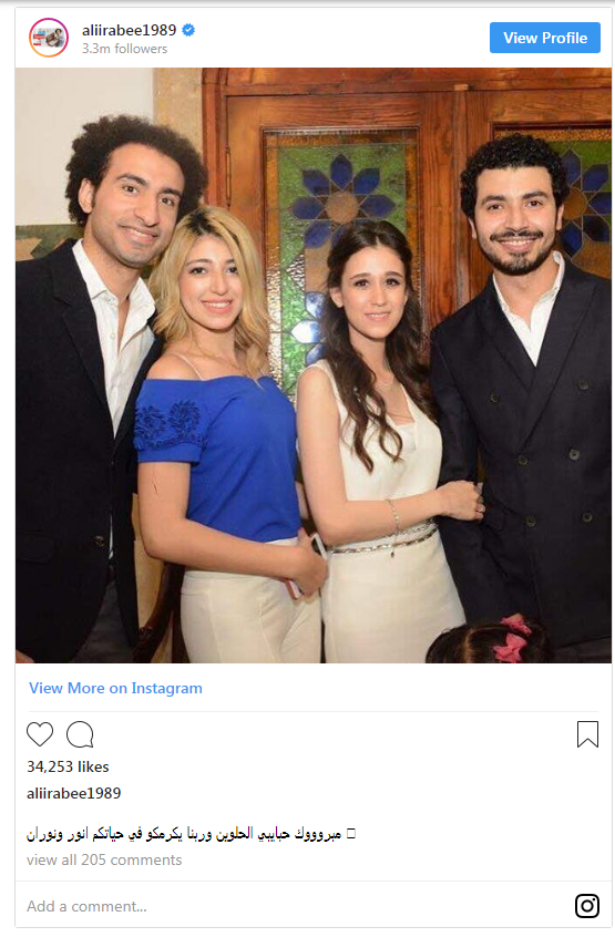 علي-ربيع-وزوجته-مع-محمد-انور-وزوجته