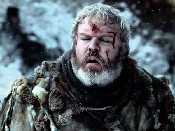 لحظة موت هودور في مسلسل Game of thrones