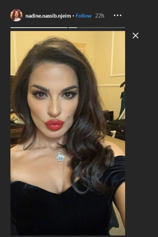 نادين نسيب نجيم تتعرض للانتقادات بسبب صورة سيلفي