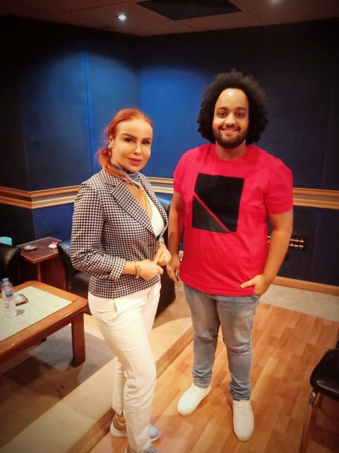 عمرو الخضرى ورولا سعد