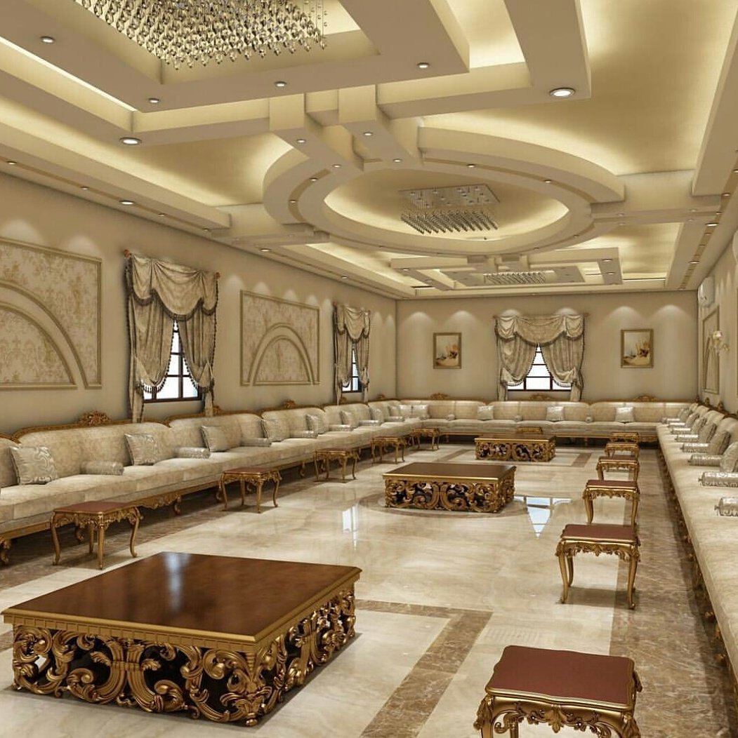 ديكورات مجالس رجال حديثه فخمة 2019 مشاهير