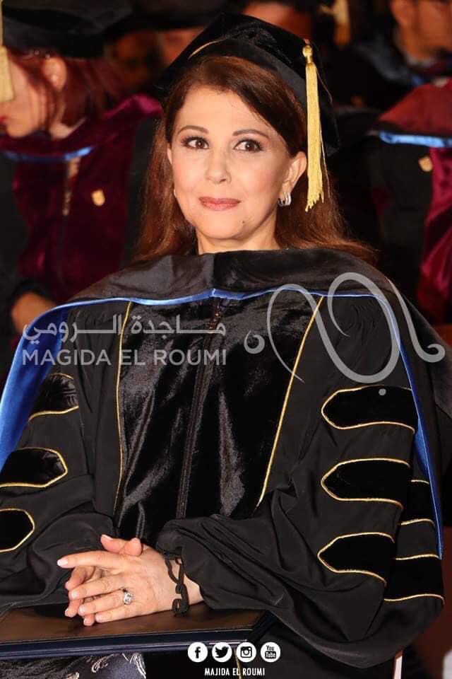 ماجدة الرومي تنال درجة الدكتوراه الفخرية من جامعة بيروت