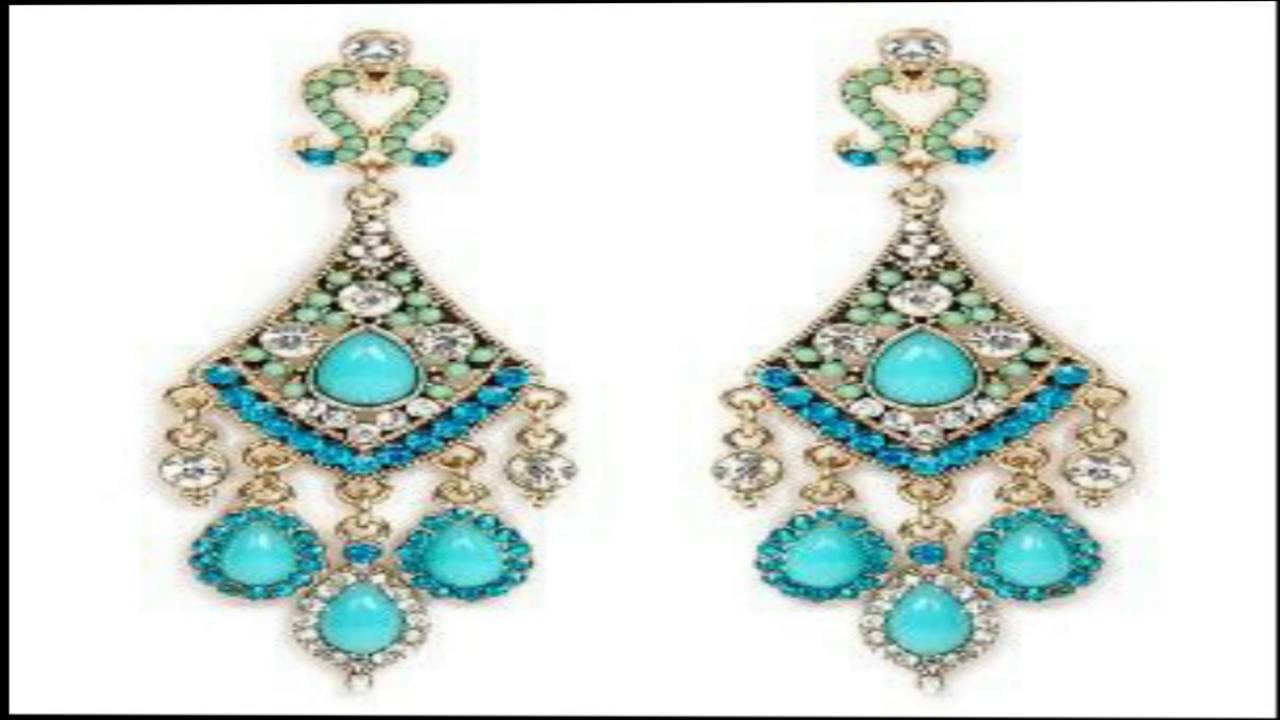 اشكال حلقان ذهب هندي 2019