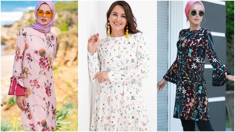 الفساتين المشجرة موضة 2018 و 2019