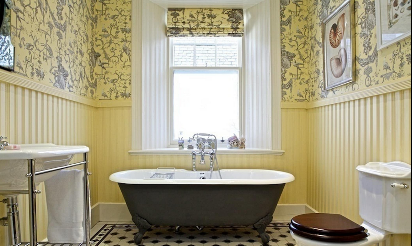 تصميم حديث لورق حائط مقاوم للماء للحمام