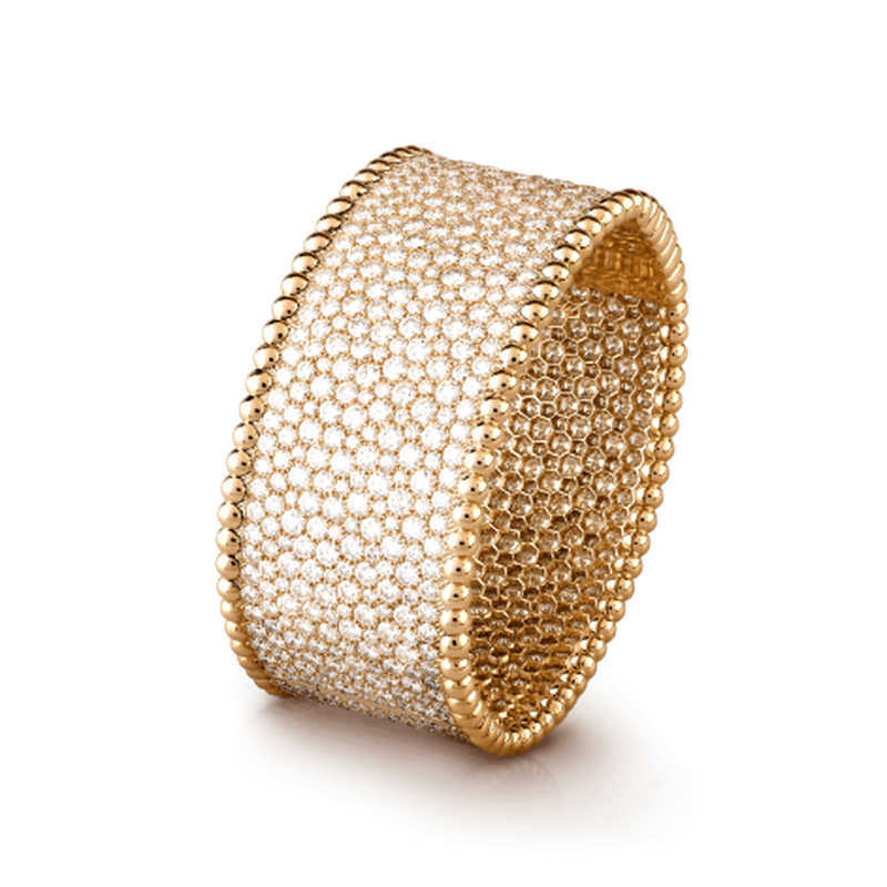 سوار Perlée diamonds cuff