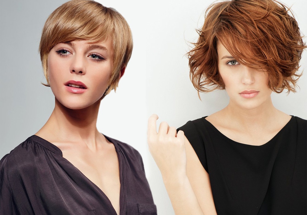 صور قصات شعر فرنسي مدرج