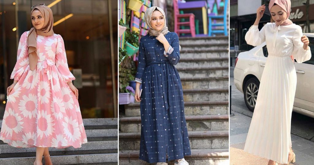 فساتين تركي للخروج تناسب المحجبات 2019