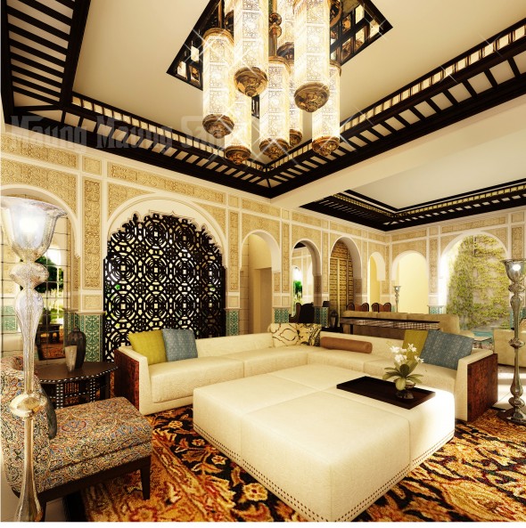 ديكور مجالس عربية سعودية بتصاميم إسلامية حديثة بالصور مشاهير