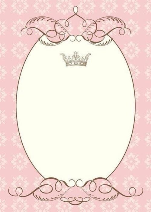 Convite Princesa – ثيمات مواليد ملونة تناسب الفتيات  ! – Modelos de Convite