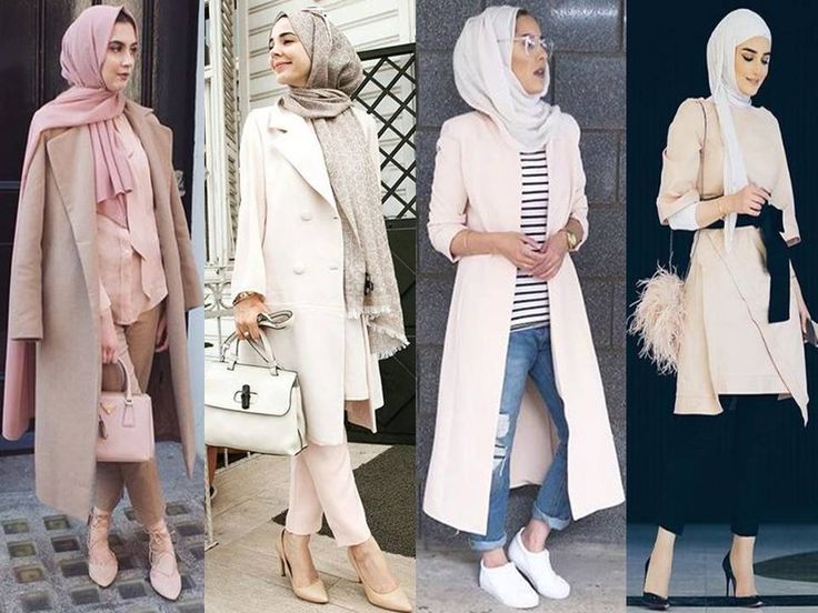 الألوان الناعمة لملابس المحجبات بمناسبة العيد