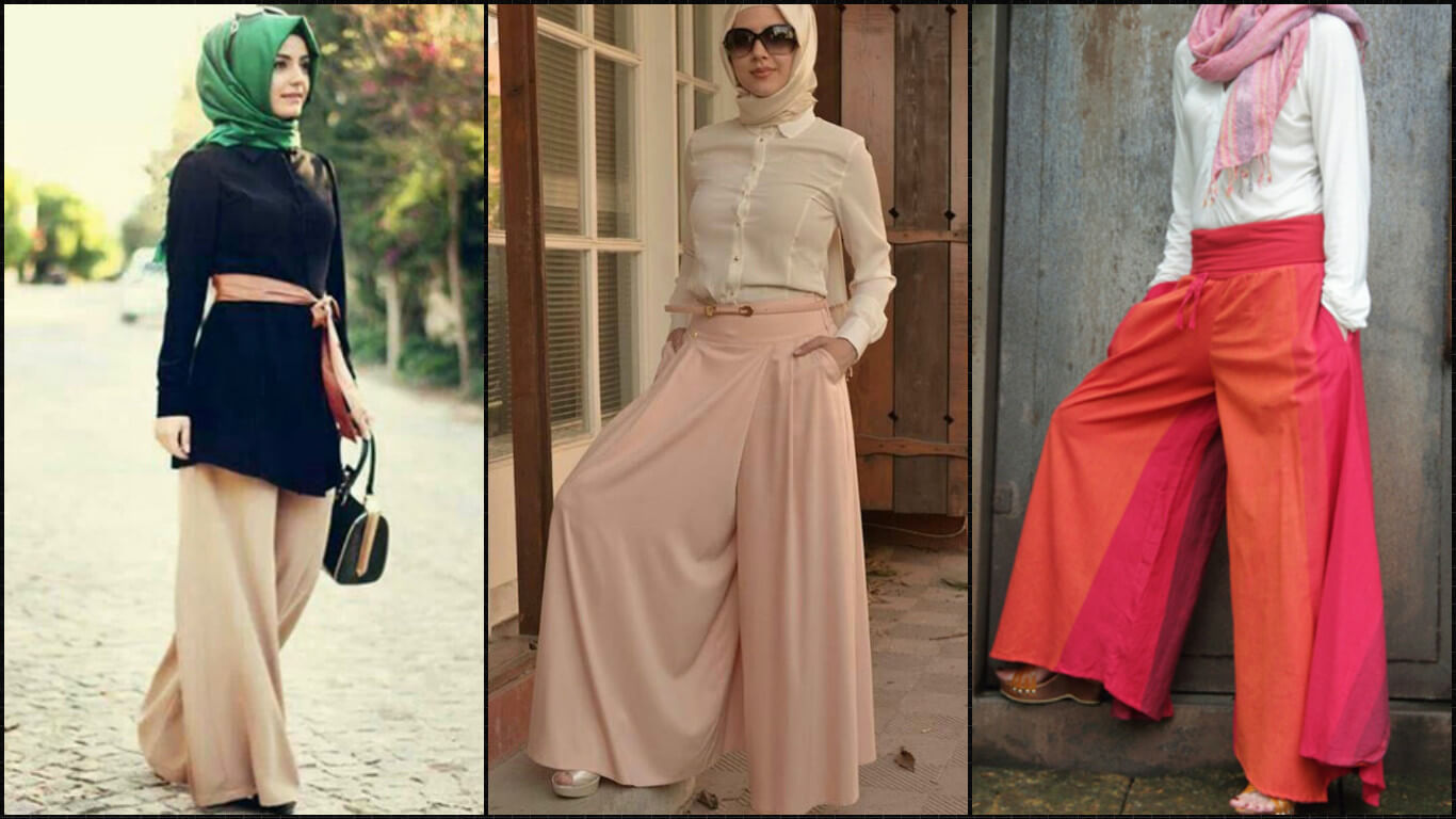 انتشار موضة البناطيل الواسعة في الآونه الأخيرة