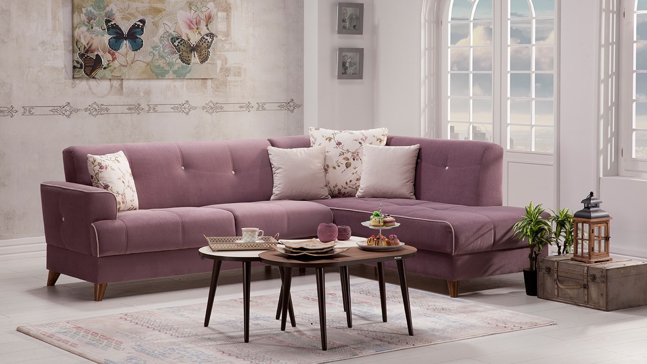 تصميم ذو طابع هادىء لصالون تركي مودرن