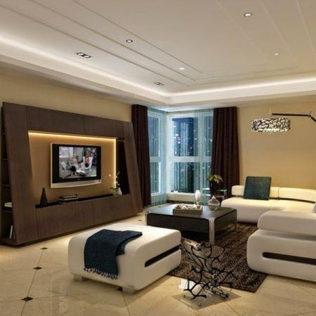 ديكورات-جبس-للتلفزيون-باللون-البني- (10)